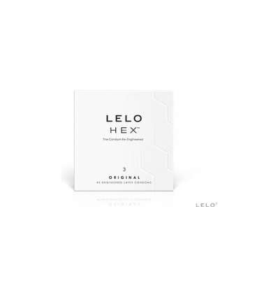 LELO HEX ORIGINAL 3 PRESERVATIVOS