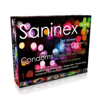 Saninex preservativos sex power 144 uds