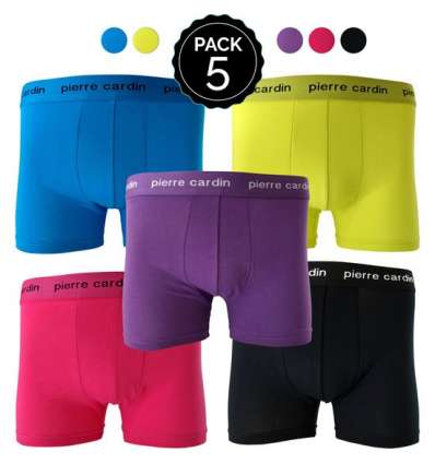 Set 5 boxers pierre cardin multicolor