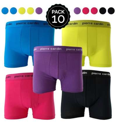 Set 10 boxers pierre cardin multicolor