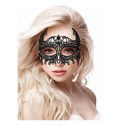Empress black lace máscara fantasía - negro