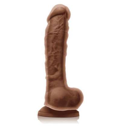 Colours dual density pene silicona 24cm - caramelo