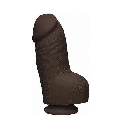 Fat d - pene realístico ultraskyn 20cm - chocolate