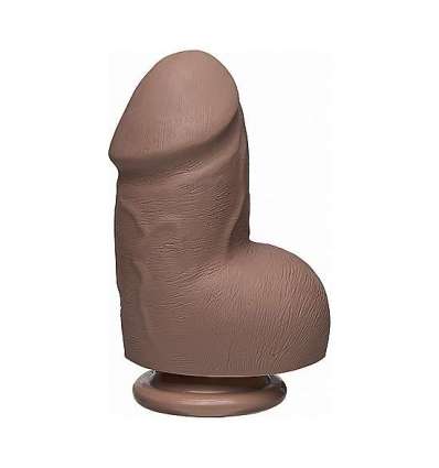 Fat d - pene realístico firmskyn 15,7cm - caramelo