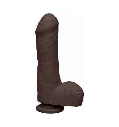 Uncut d - pene realístico ultraskyn 17,5cm - chocolate