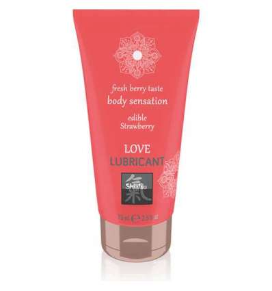 Love lubricante comestible fresa 75ml