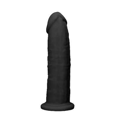 Dildo de silicona sin testículos 22,8cm - negro