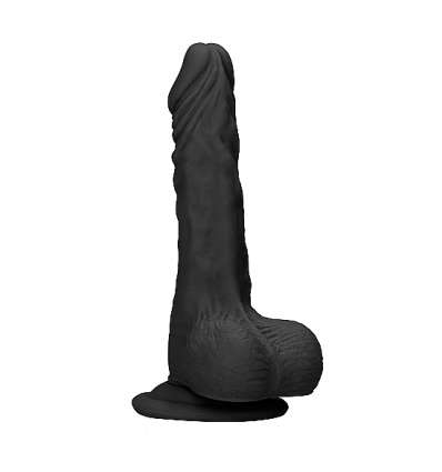 Pene realístico con testículos 25cm - negro