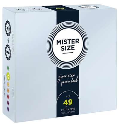 Mister size 49 (36 pack) - extra fino