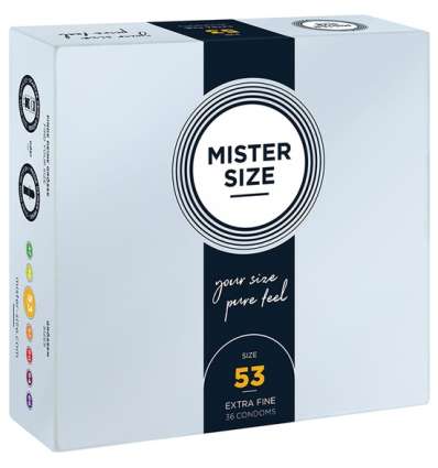 Mister size 53 (36 pack) - extra fino, 53mm