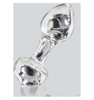 Stargazer - plug de cristal transparente