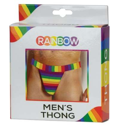 Tanga masculino arcoiris