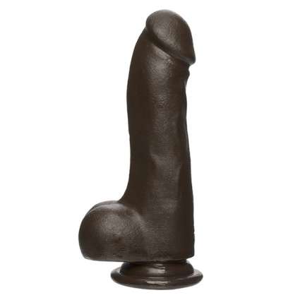 Dildo master  firmskyn 19,05 cm -  negro