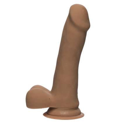 Dildo delgado ultraskyn 16.50 cm - caramelo