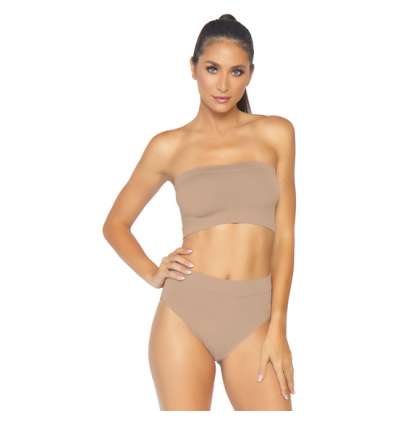 Conjunto opaco microfibra  - nude