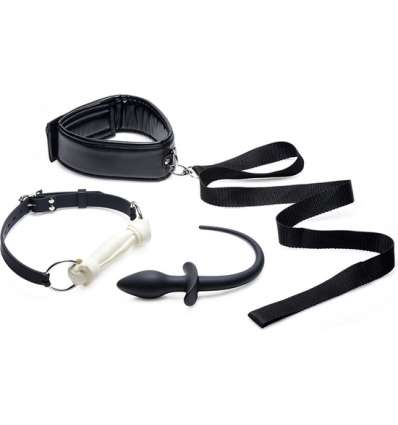 Puppy play set  bdsm - negro