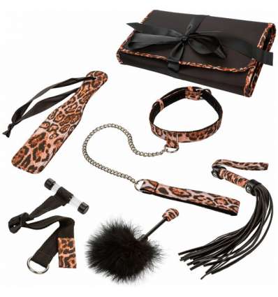 Unleashed kit de bdsm aventura - leopardo