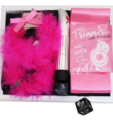 Kit erotico malibú anillo vibrador tiffanys silicona