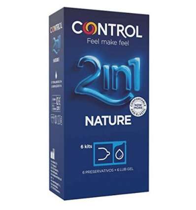 Control preservativos nature con lubricante - 6uds