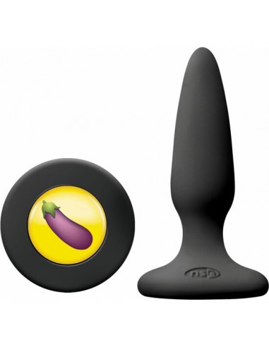 Plug silicona negro - mojis bty mini