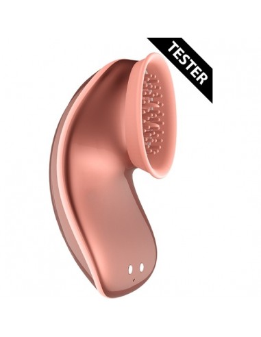 Hands - free suction & vibration toy - rose gold - tester