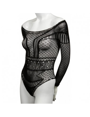 Shoulder body suit  - negro