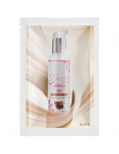 Swiss navy desire chocolate kiss lubricante con sabor - 5 ml