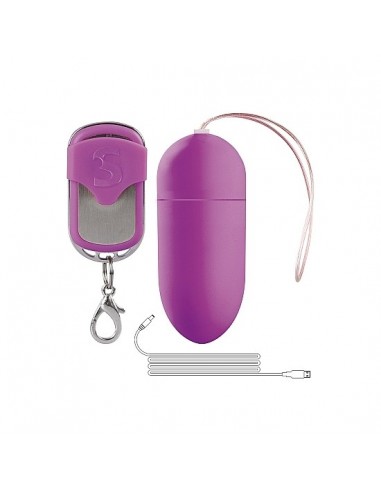 Huevo vibrador recargable 10 velocidades morado