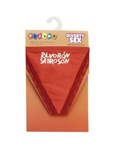 Tanga rojo chica polvoron