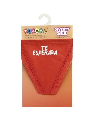 Tanga rojo chica te esperaba