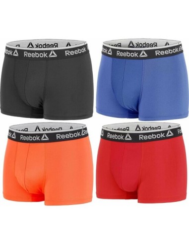 L lote 4 boxer calzoncillo reebok para hombre - 4 colores