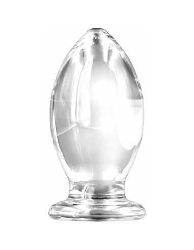 Bishop glass buttplug transparente