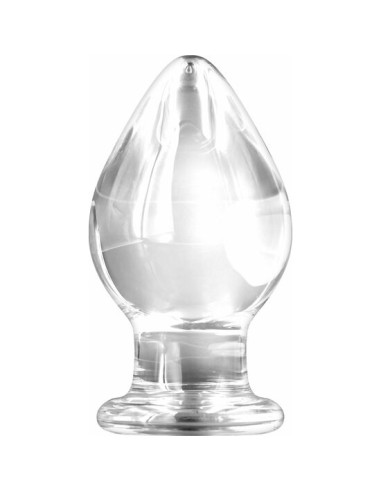 Knight glass buttplug transparente