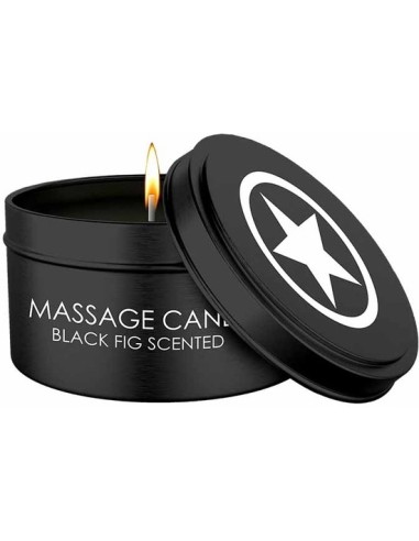 Massage candle - disobedient scented - negro