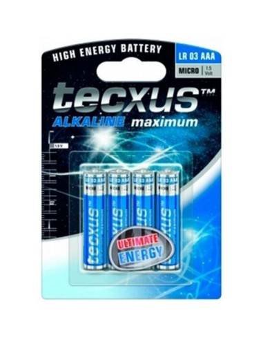 Pila alcalinas tecxus aaa (pack 4)