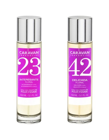 Set de 2 perfumes caravan para mujer nº42 y nº 23