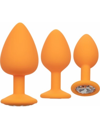 Kit dilatadores anales 3 pcs - naranja