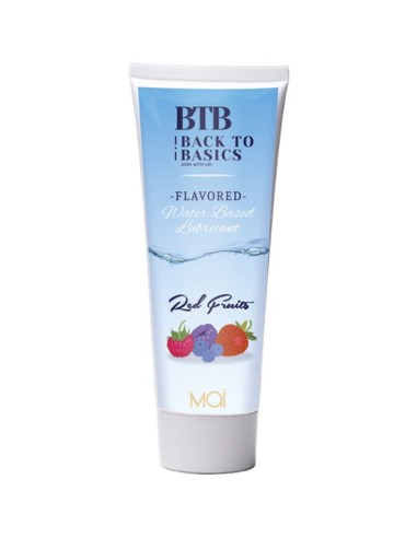 Btb lubricante base de agua frutos rojos 75ml