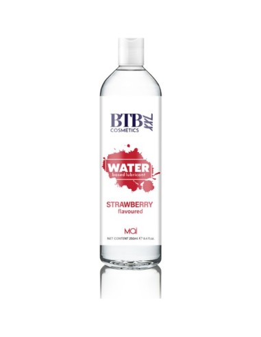 Btb lubricante base de agua fresa 250ml