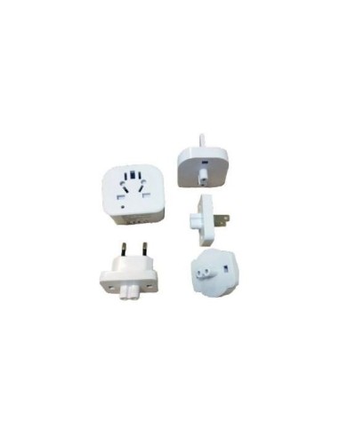 Kit adaptador de viaje universal (100 países) 7hsevenon elec bl.1