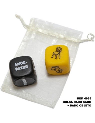 Bolsa de 2 dado sado de 3 mm x 3 mm + dado de objeto