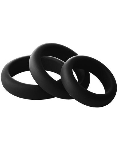 Ramrod smooth silicone cockring pack