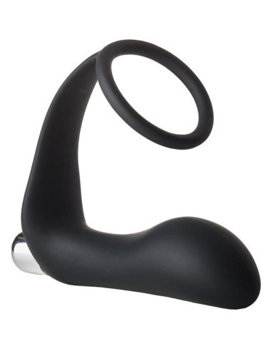 Fantasstic vibrating anal plug with cockring black