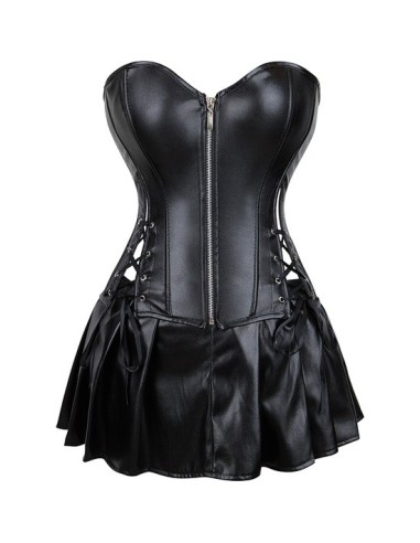 Corset largo negro