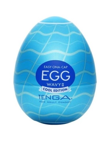 TENGA HUEVO MASTURBADOR WAVY II COOL EDITION